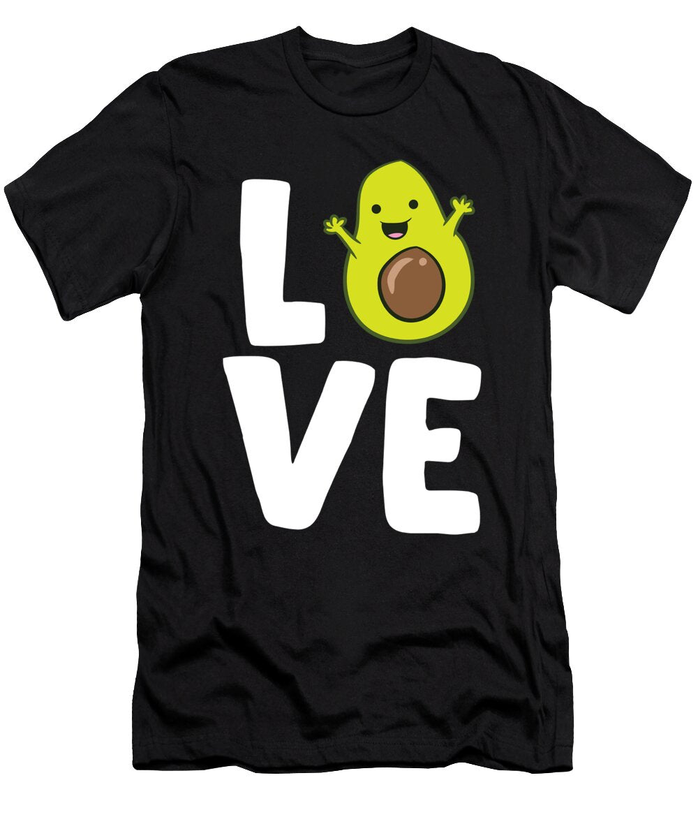 Avocado Love Vegan Food Love Avocados Eq Designs T-Shirt