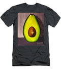 Avocado Modern Art Kitchen Decor Grey Background Patricia Awapara T-Shirt