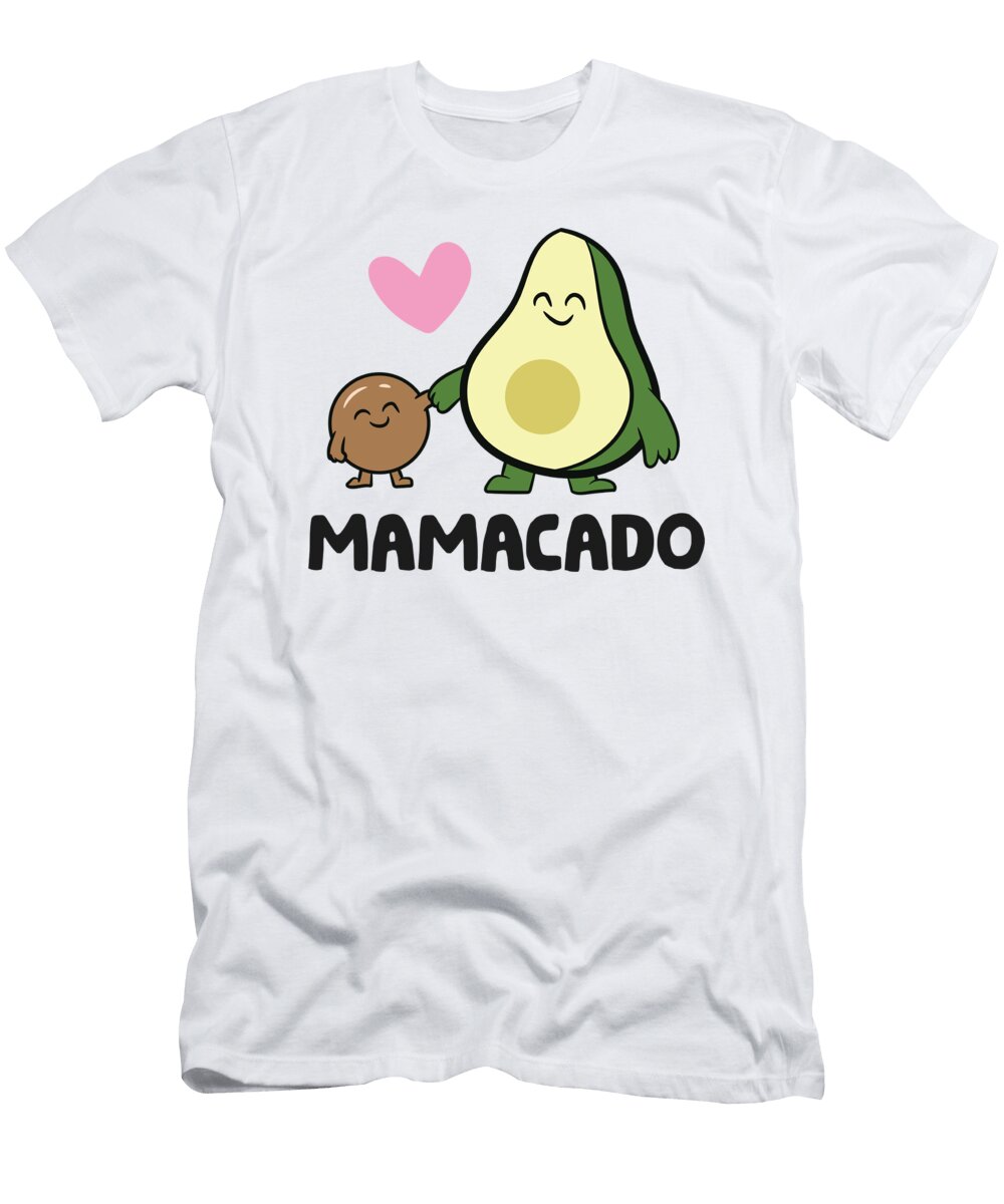 Avocado Mom Avocado Mama Cute Avocado Mamacado Eq Designs T-Shirt