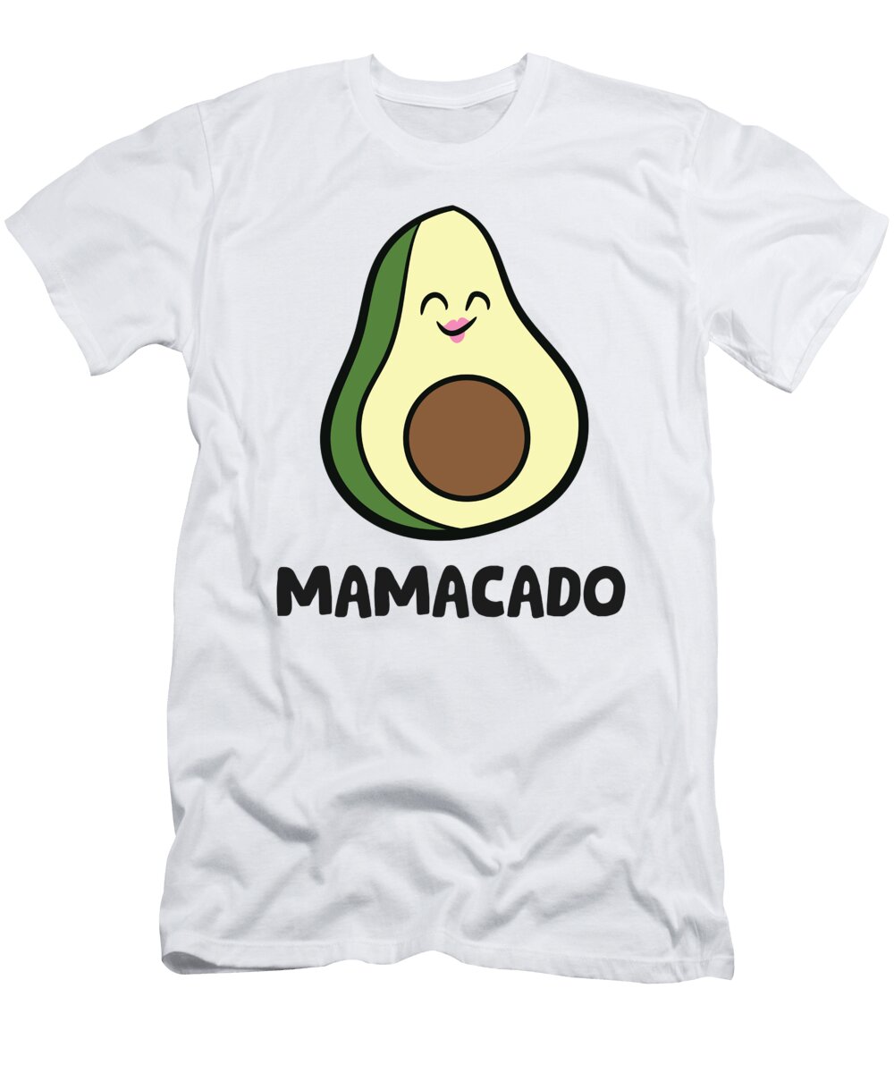 Avocado Mom Vegan Guacamole Avocado Mamacado Eq Designs T-Shirt
