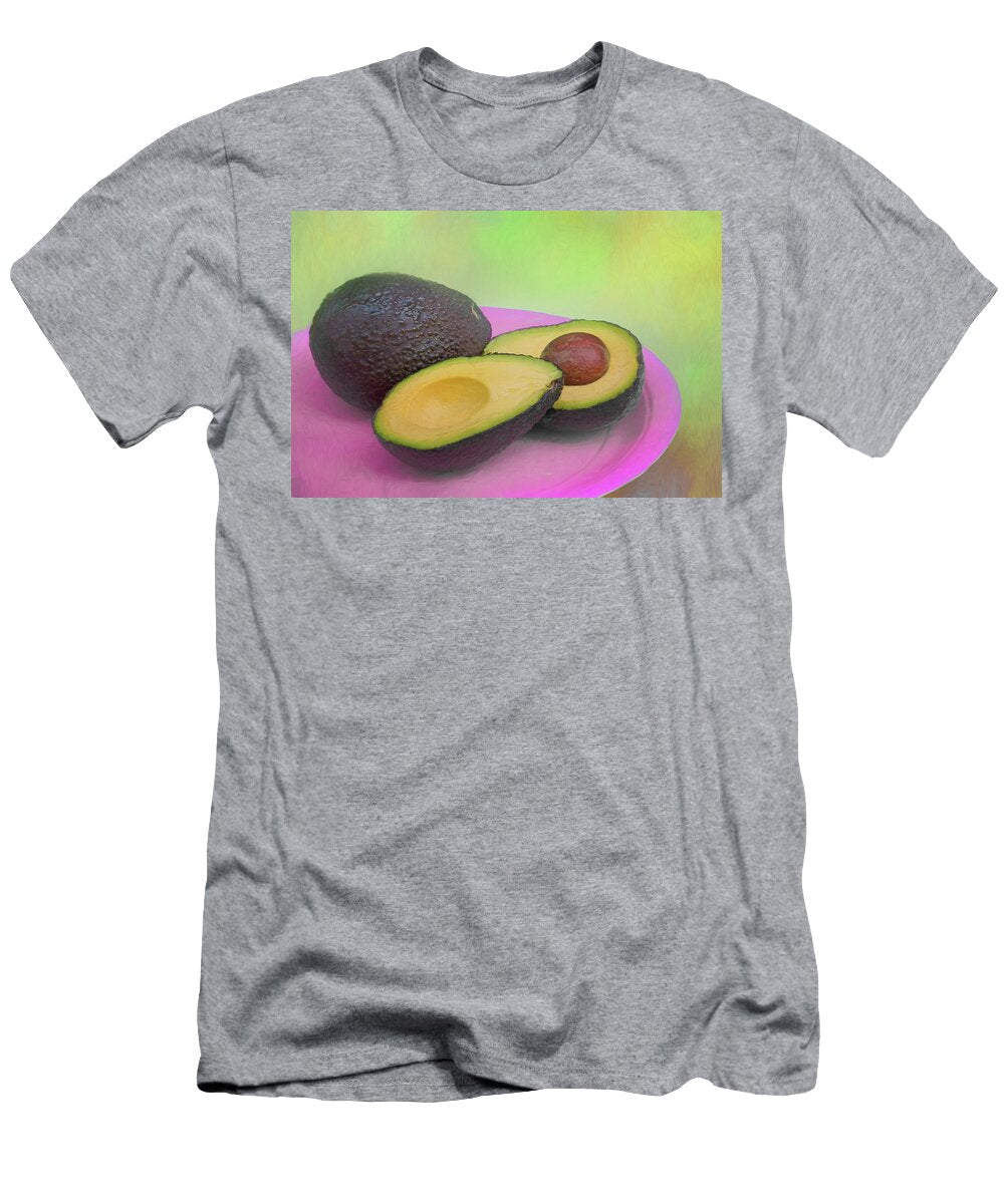 Avocado on Pink Nikolyn Mcdonald T-Shirt