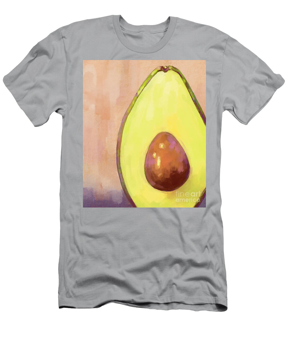 Avocado Painting Kitchen Decor Patricia Awapara T-Shirt