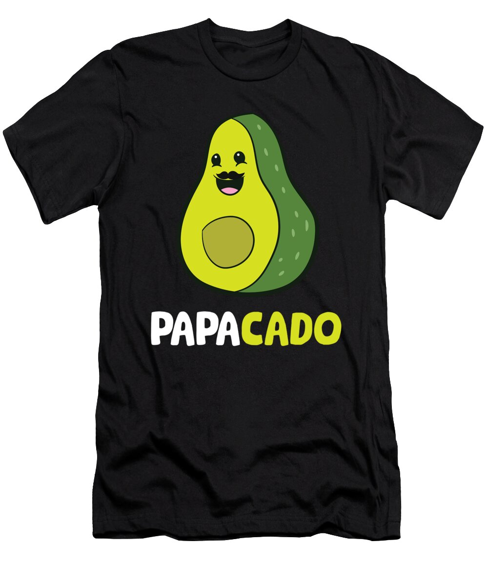Avocado Papa Avocado Dad Avocado Papacado Eq Designs T-Shirt
