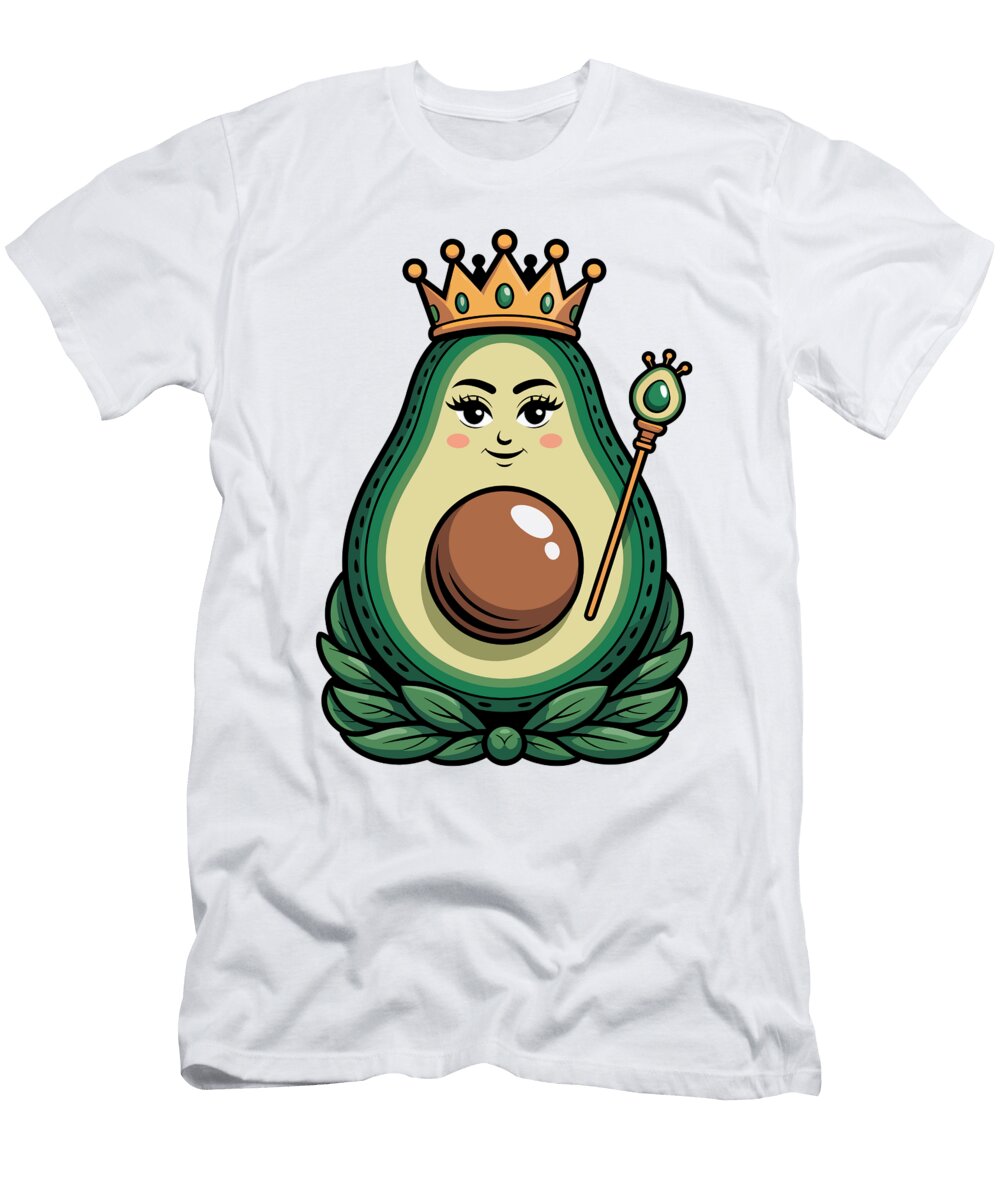 Avocado Queen with Scepter Joanna Redesiuk T-Shirt