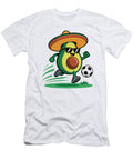 Avocado Soccer Player in Sombrero Joanna Redesiuk T-Shirt
