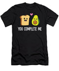 Avocado Toast You Complete Me Valentines Day Avocado Toast Eq Designs T-Shirt