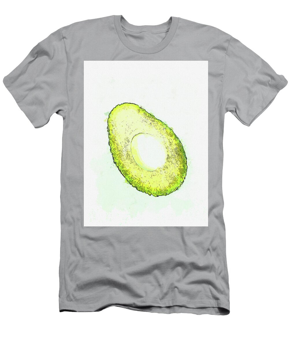 Avocado Watercolor Ca 2020 By Ahmet Asar Celestial Images T-Shirt