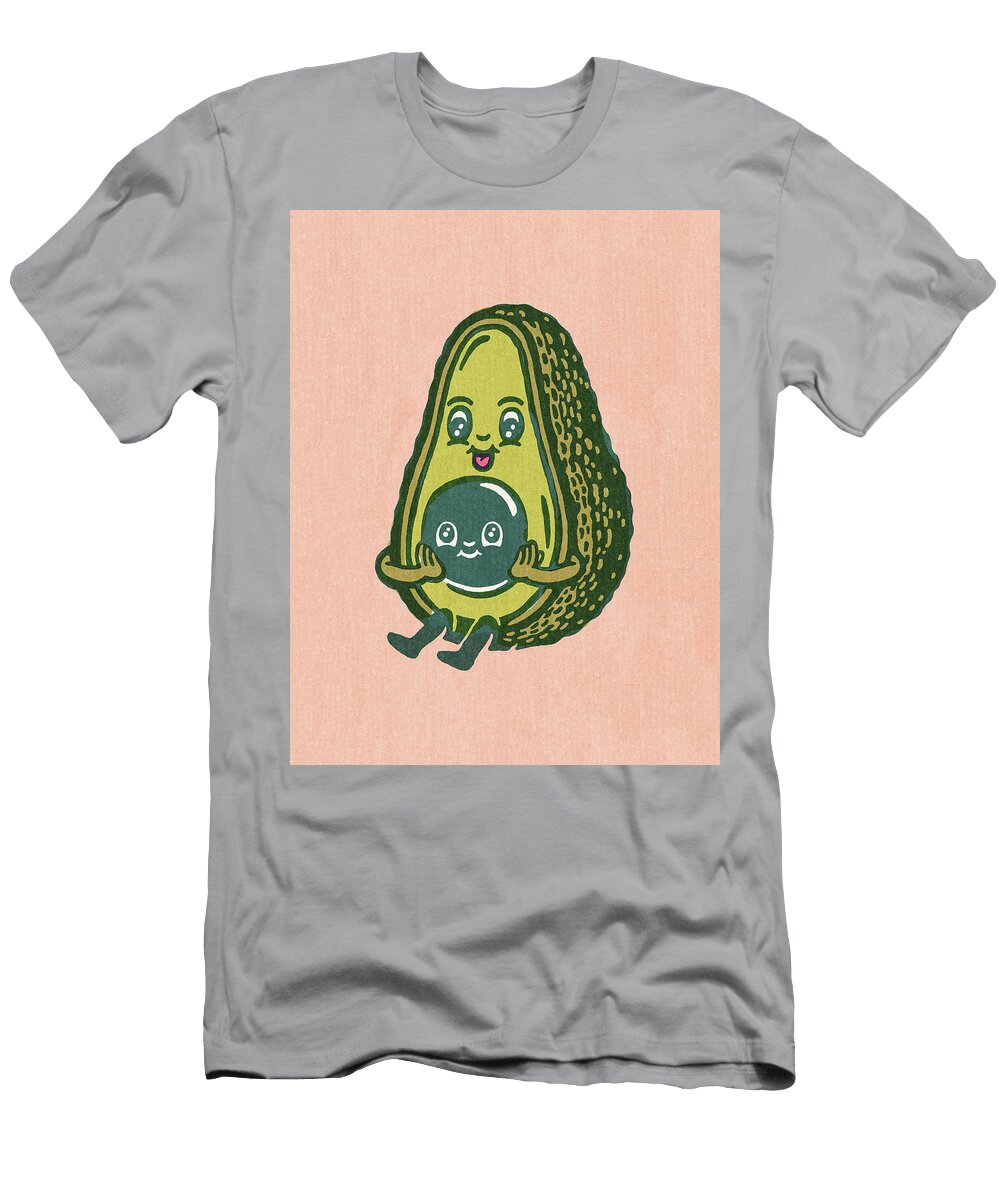 Avocado with Baby Pit Csa Images T-Shirt