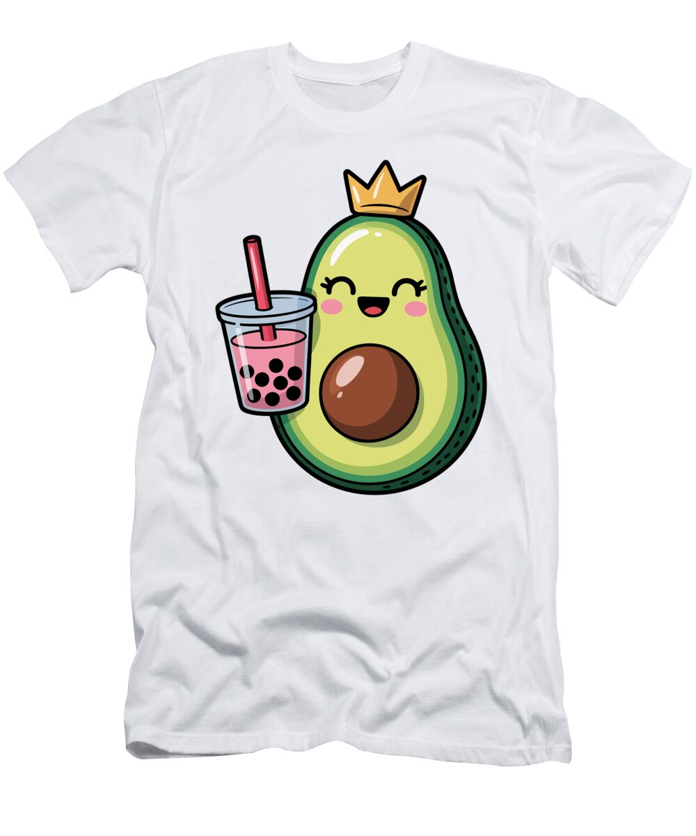 Avocado with Bubble Tea Joanna Redesiuk T-Shirt