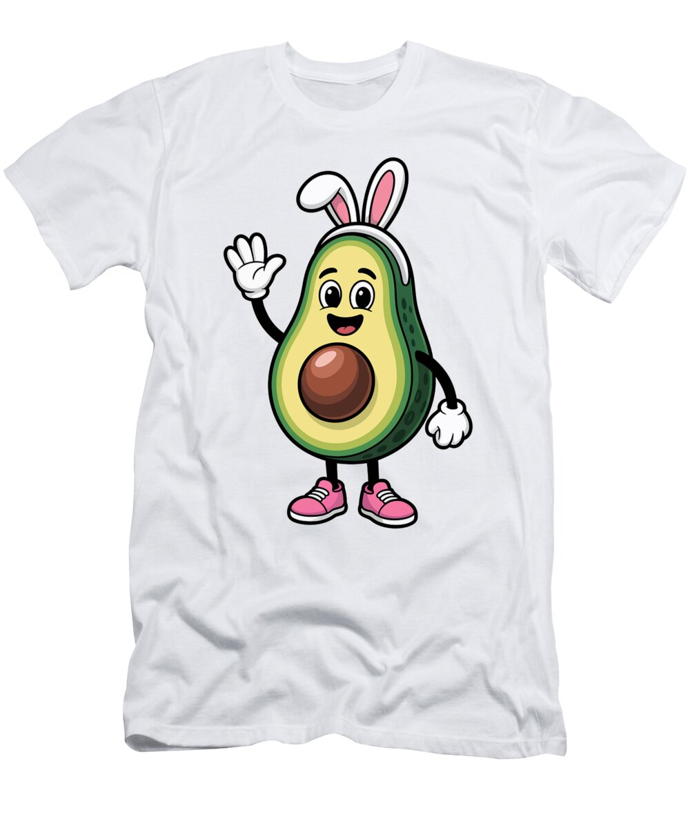 Avocado with Bunny Ears Joanna Redesiuk T-Shirt
