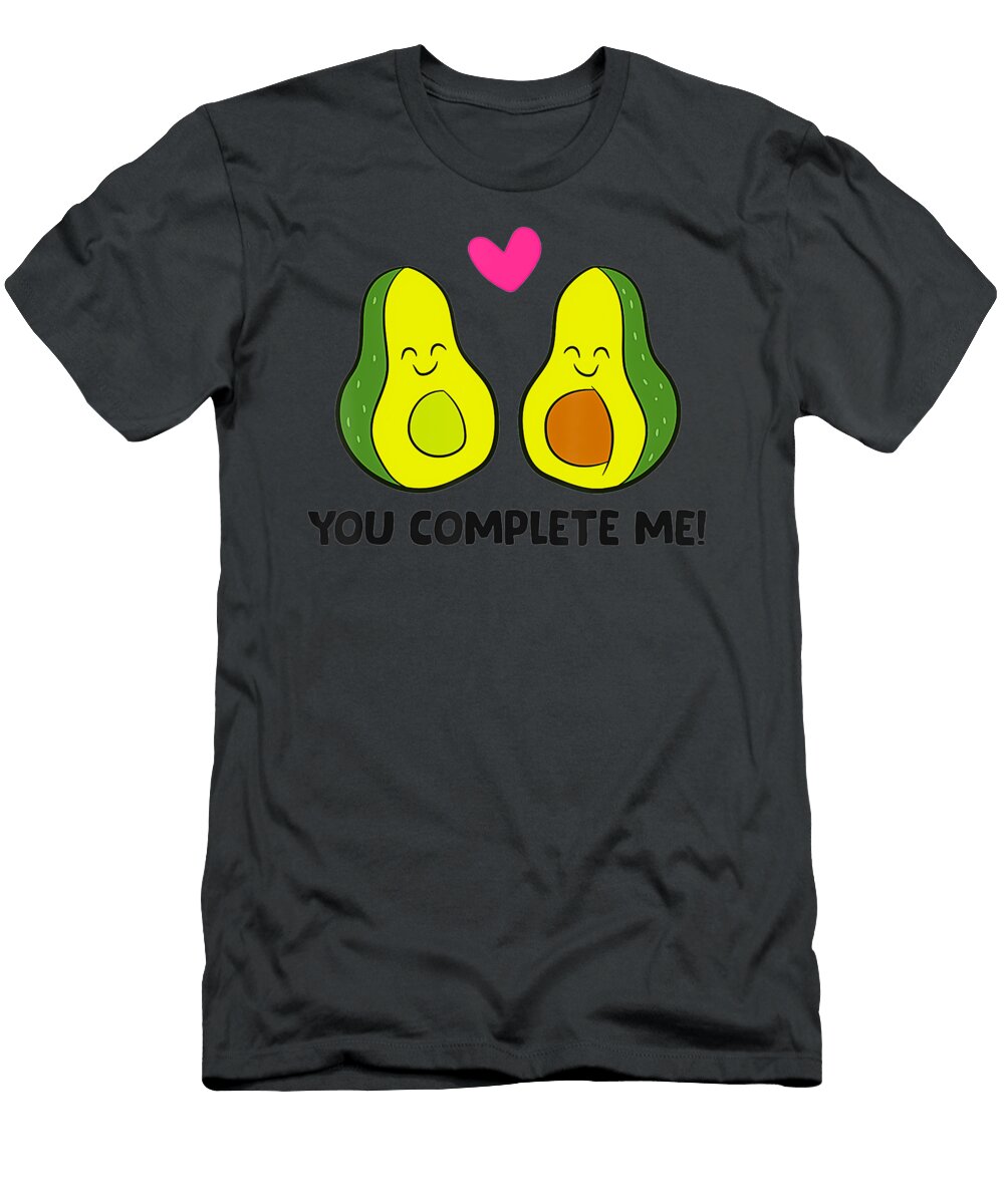 Avocado You Complete Me Valentines Day Avocado Handsley Nguyen T-Shirt