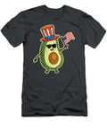 Avocados Celebrating Independence Day Holding Handsley Nguyen T-Shirt
