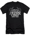 Awesome Chef Cooking Bbq Cook Baker Funny Birthday Gift Present Him Chef Charlie Cheyne T-Shirt