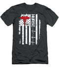 Awesome Nurse Heartbeat Unitedtates Flag Paramedic Sadiq Aoife T-Shirt