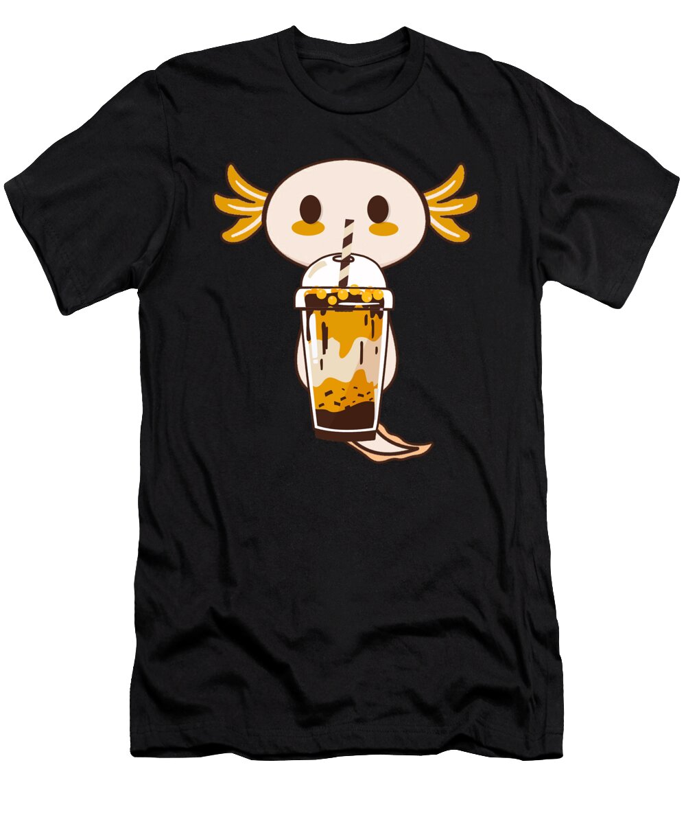 Axolotl Kawaii Boba Tea Gift Manuel Schmucker T-Shirt