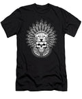 Aztec Jaguar Warrior Skull Native Mexica Healing Shannon Nelson Art T-Shirt