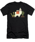 Aztec Pattern Llama with Cactus Llama Lover Gift Noirty Designs T-Shirt