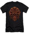 Aztec Skull Cool Deaths Head Skeleton Inca Maya Shannon Nelson Art T-Shirt