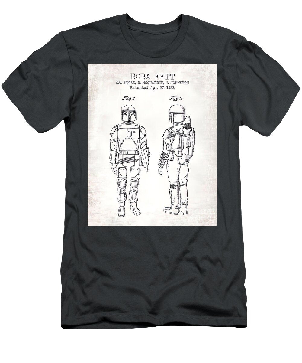Baba Fett Old Patent Yara Old School T-Shirt