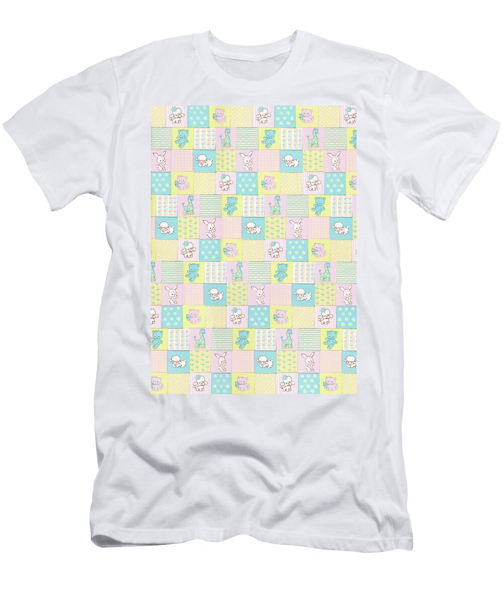 Baby Animals Pattern Csa Images T-Shirt