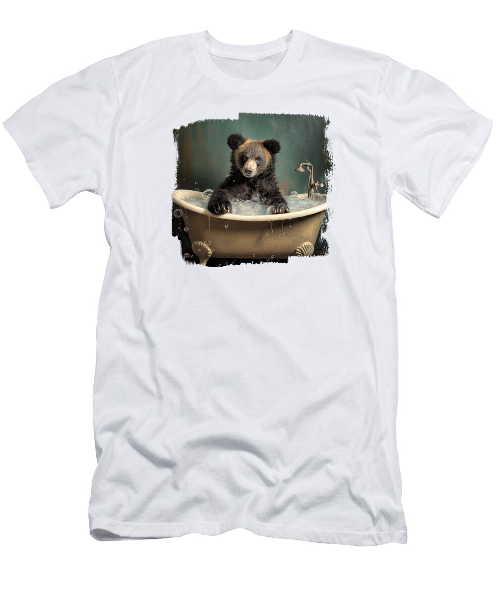 Baby Bear in Bathtub Elisabeth Lucas T-Shirt