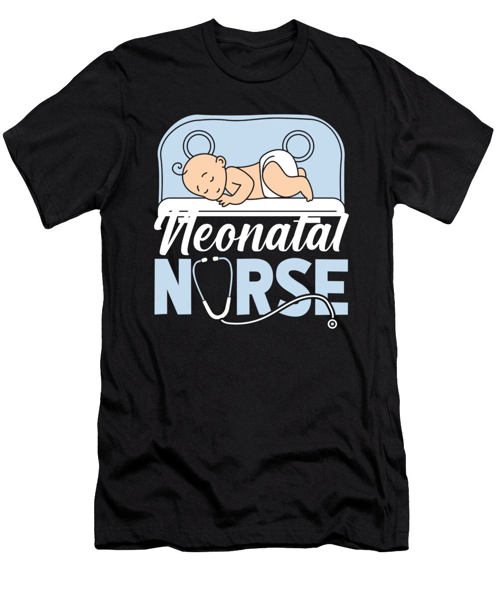 Baby Nursing Caretaker Hospital Neonatal Nurse Crazy Squirrel T-Shirt