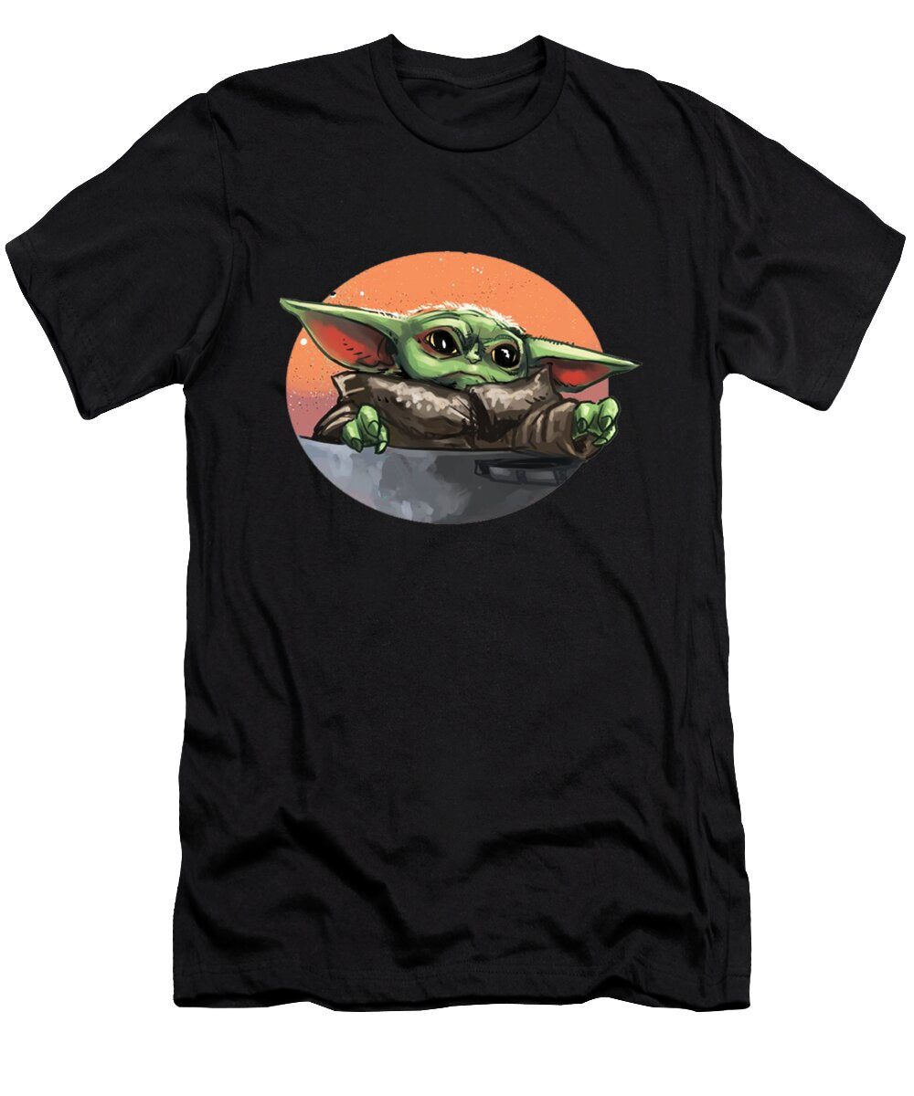 Baby Yoda Moon Archie Ferguson T-Shirt