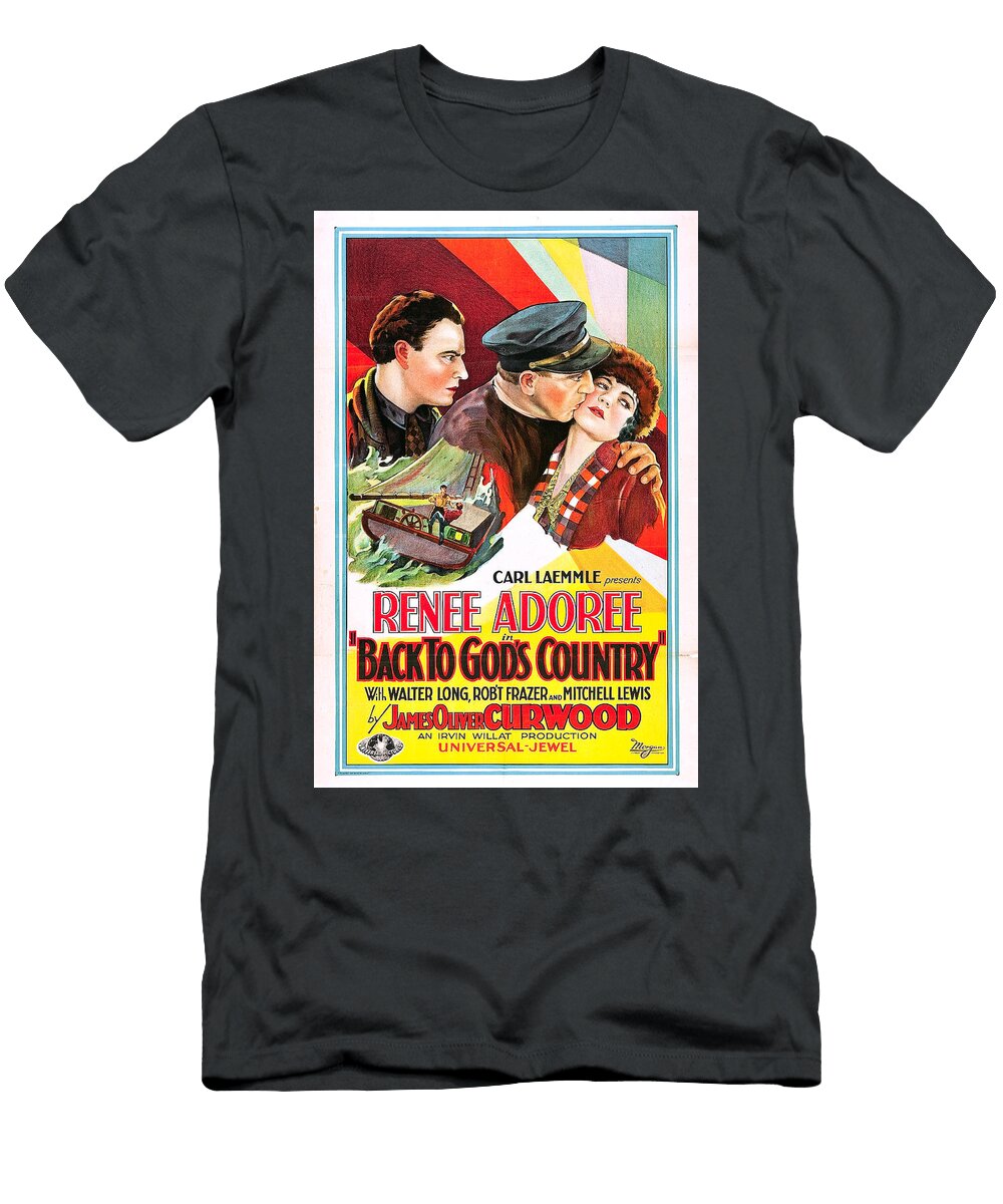 Back to Gods Country 1927 Movie Poster T-Shirt