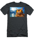 Background Sea Relaxing Sunglasses Wearing C Cat Natural White Travel Summer Sun Fashion Portrait Funny Rest Mirror Beach Look Relax Beauty Sky Style Beautiful Water Nature Pet Vacation Kitten N Akkash T-Shirt