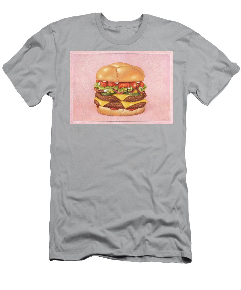 Bacon Double Cheeseburger James W Johnson T-Shirt