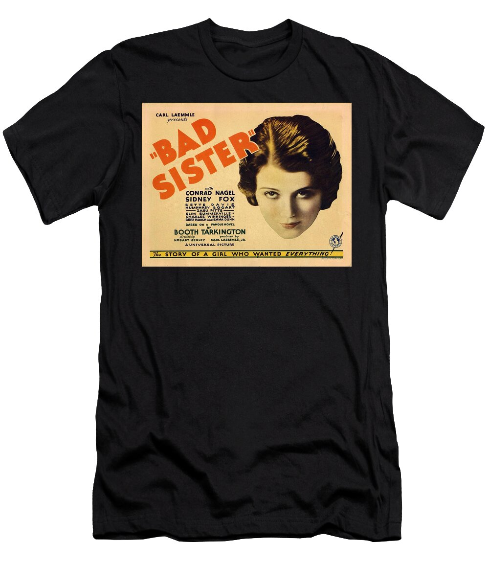 Bad Sister 1931 Movie Poster T-Shirt