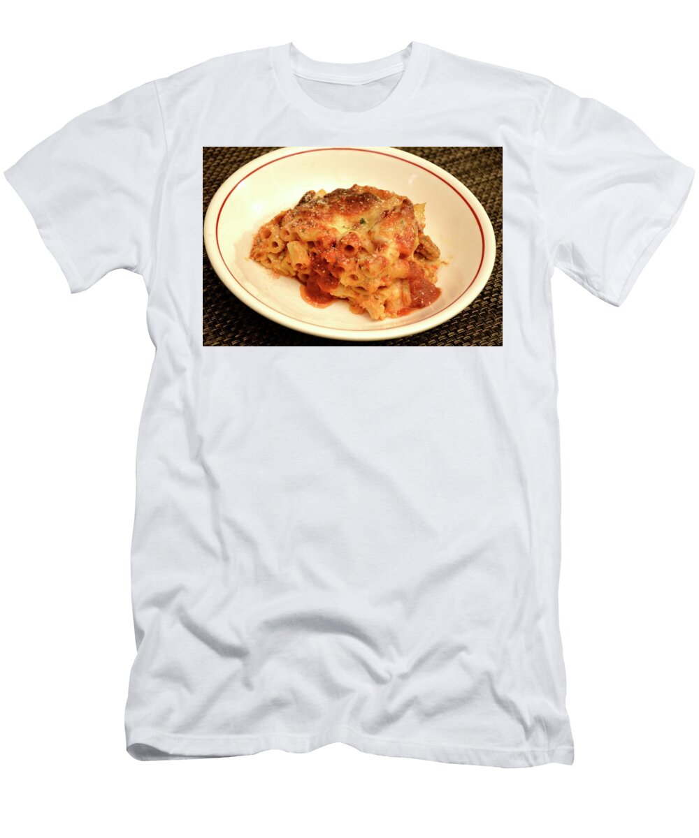 Baked Ziti Serving Angie Tirado T-Shirt