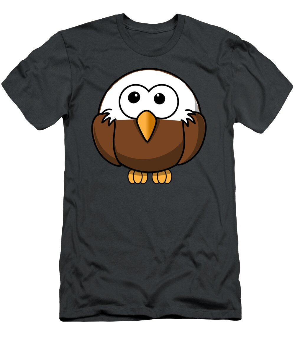 Bald Eagle Young Bird Wild Cartoon Baby Mascot Funny Gift Ideas T-Shirt
