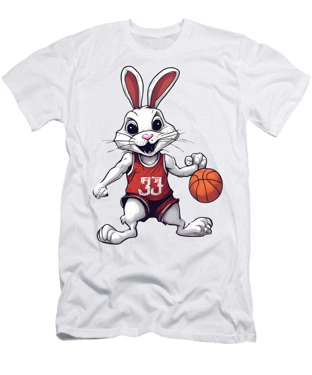 Baller Bunny Basketball Player Rabbit Quang Vu T-Shirt