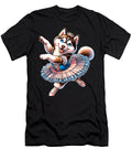 Ballerina Husky Dog Dancing for Men Women Kids Natalie Lidford T-Shirt