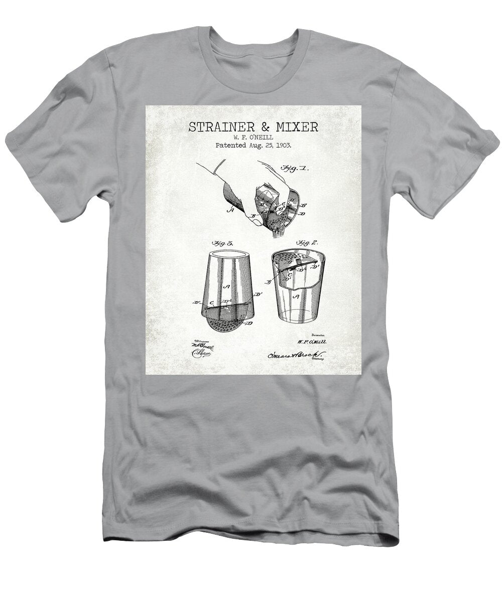 Bar Mixer Old Patent Denny H T-Shirt