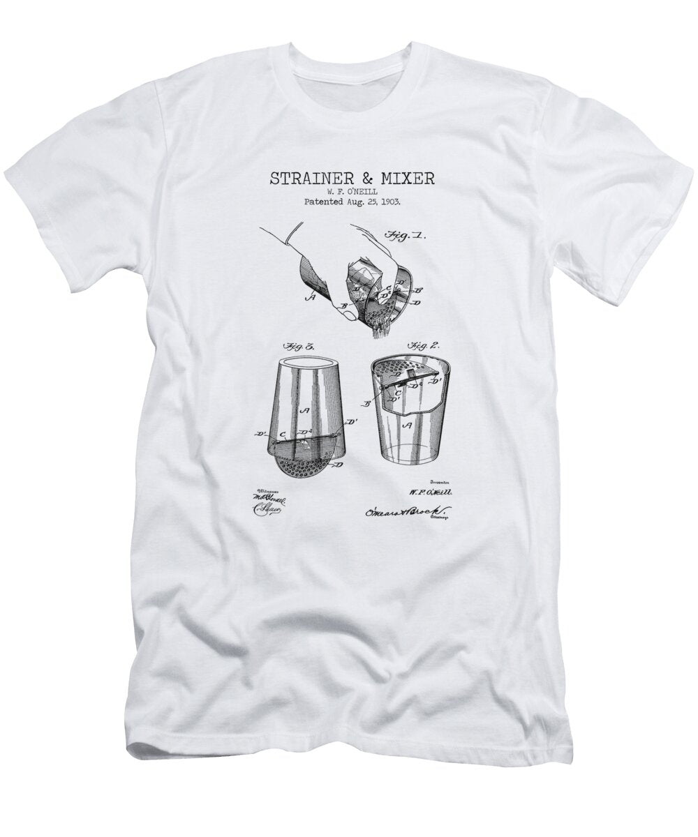 Bar Mixer Patent Denny H T-Shirt