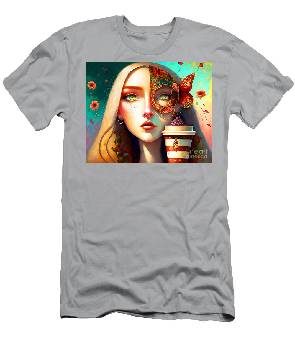 Barista 20230314a Wingsdomain Art and Photography T-Shirt