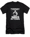 Barista Bean Caffeine Cafe Coffee Artist Crazy Squirrel T-Shirt