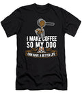 Barista Dog Bean Cafe Caffeine Coffee Artist Crazy Squirrel T-Shirt