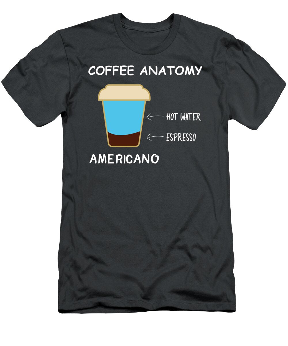 Barista for Men Women Coffee Maker Addict Brewer Crazy Squirrel T-Shirt