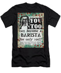 Barista Funny Vintage Retro Flo Karp T-Shirt