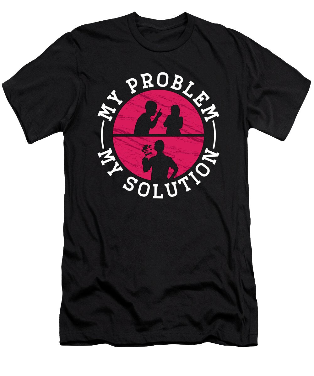 Barista My Problem My Pictogram Mom Latte Artist Tshirtconcepts Marvin Poppe T-Shirt