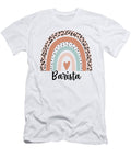 Barista Rainbow Leopard Funny Barista Gift Jensen Cena T-Shirt