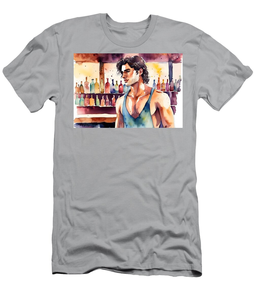 Bartender 2 Johnny Francis Wolf T-Shirt