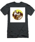 Bartender Beer City Van Circle Retro Aloysius Patrimonio T-Shirt