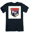 Bartender Beer City Van Crest Retro Aloysius Patrimonio T-Shirt