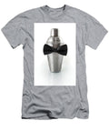 Bartender Cocktail Shaker with a Black Bowtie Isolated on White Dorin Puha T-Shirt