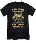Bartender Manager Forever the Title Job Gift Item Shi Hu Kang T-Shirt
