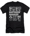 Bartender Manager Multitasking Job Title Gift Item Shi Hu Kang T-Shirt